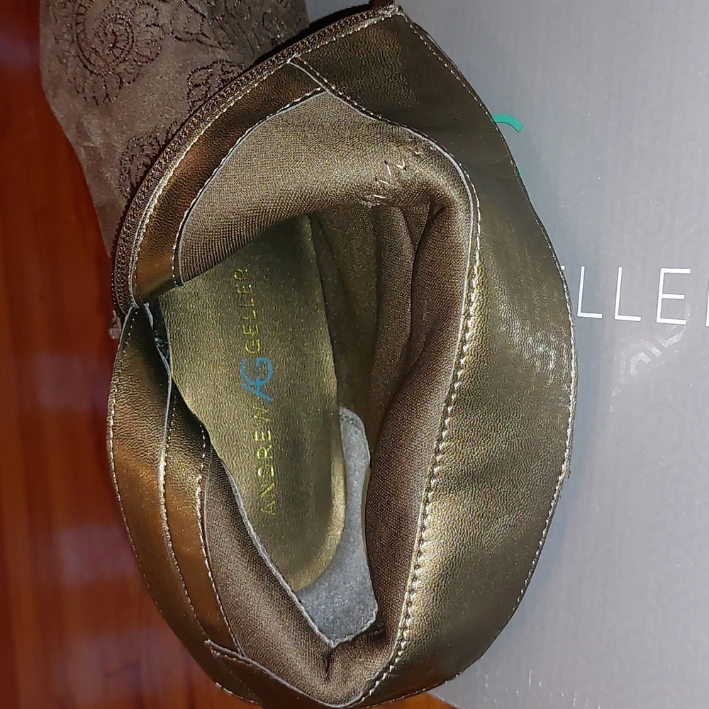 Andrew Geller dark mushroom ankle boots - Picture 8 of 9
